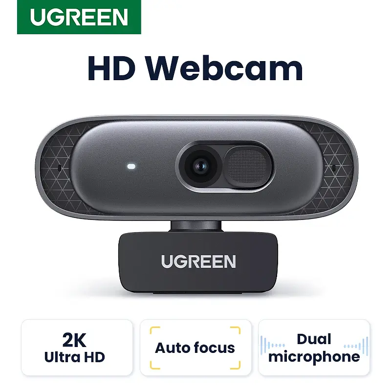 Веб-камера UGREEN CM778 USB HD чорний (35626) - фото 2