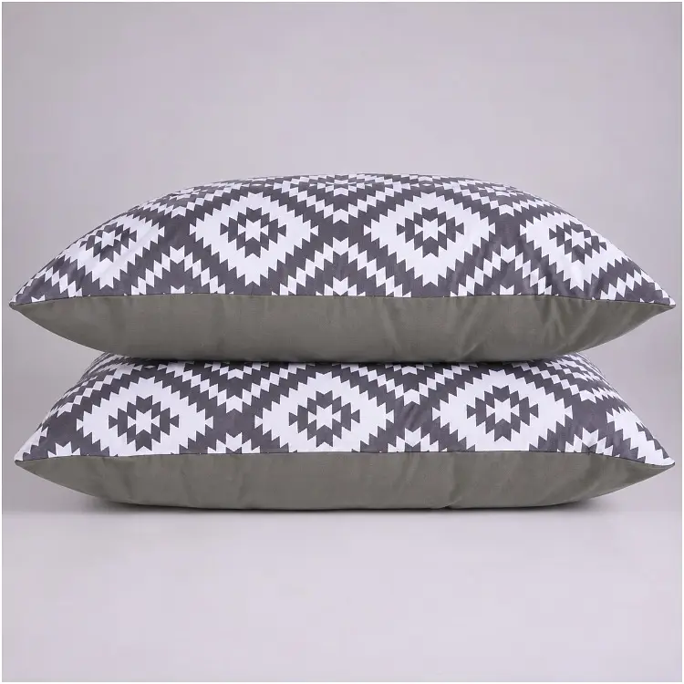 Подушка MirSon Сolor Fun Line Silver Geo Zebra Tencel (2200014311934) - фото 2