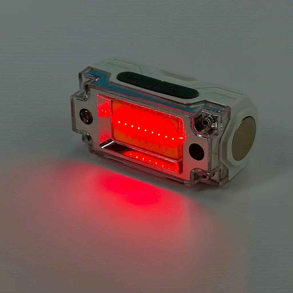 Фонарик налобный аккумуляторный LED фонарь для рыбалки на голову с красным светом Headlight T133 Sensor - фото 10