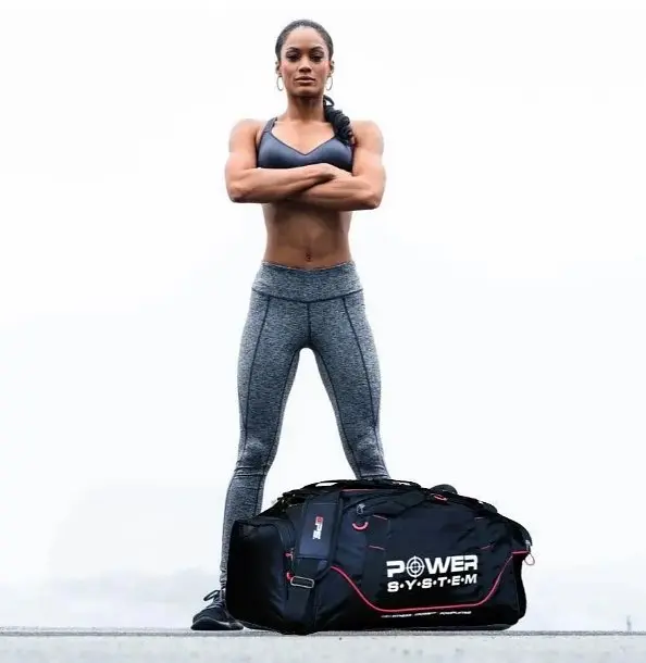 Спортивна сумка Power System PS-7010 Gym Bag Magna 65 л Blak/Red (7010BR-4) - фото 3