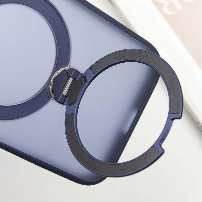 Чехол Ummi Colorful with MagSafe HQ Ring для Apple iPhone 15 (6.1) Dark Blue - фото 6
