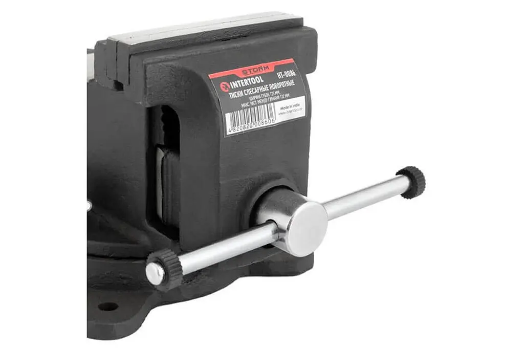 Тиски ручні поворотні слюсарні Intertool HT-0086 125 мм Storm - фото 5