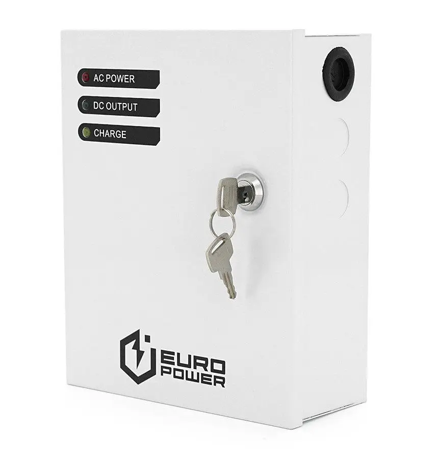 UPS ДБЖ для відеоспостереження, роутера/терміналу ONU EuroPower EPUPS1203M 12 V 3 А під акб до 9Ah - фото 2
