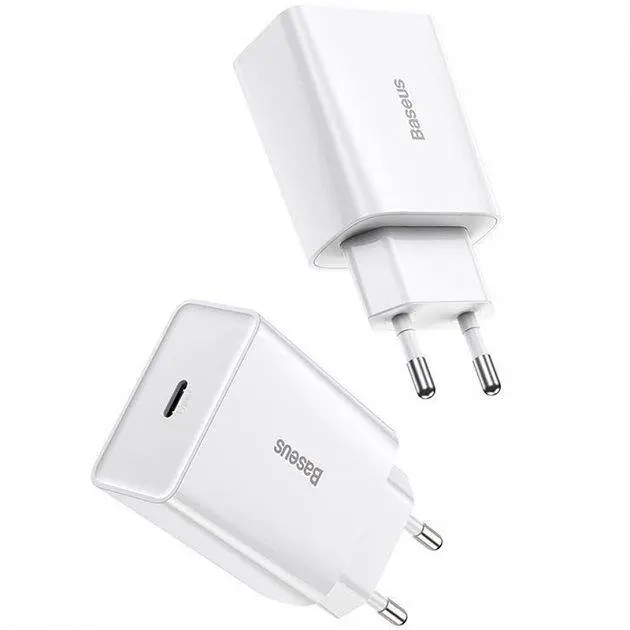 Зарядное устройство для Baseus 20W QC 1С White (CCFS-SN02) - фото 2