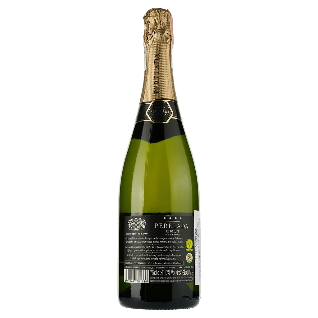 Ігристе вино Castillo Perelada Brut Reserva Cava Blue Festival, біле, брют, 0,75 л - фото 2