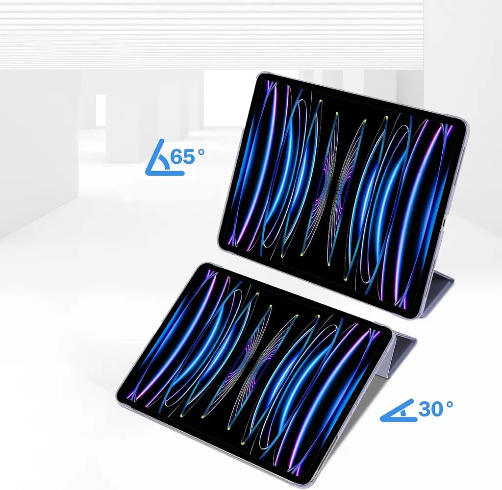Чохол-книжка BeCover Tri Fold Hard для Apple iPad Air 13" M2 2024 Purple (711725) - фото 2