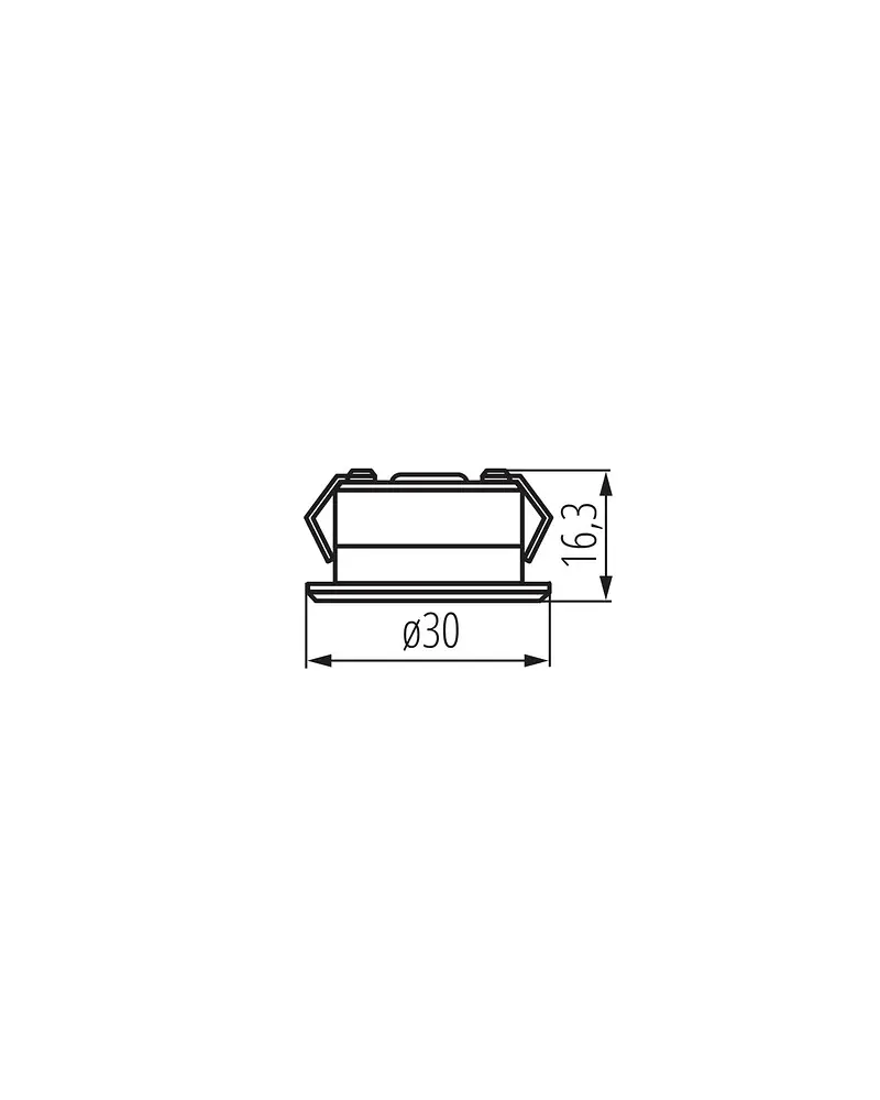 Точковий світильник Kanlux 23526 IMBER LED 1x1W 3000K 40Lm IP65 білий - фото 2