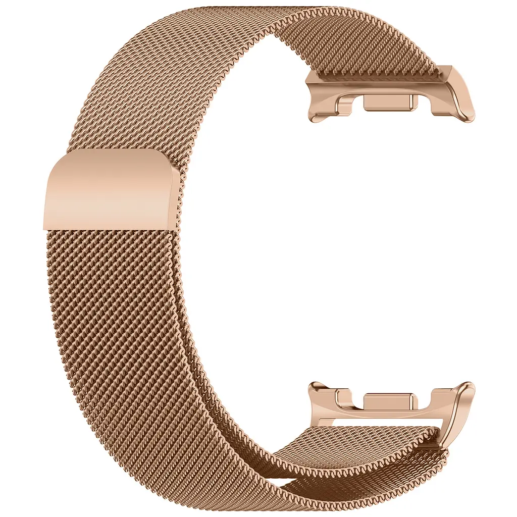 Ремінець металевий для смарт-годинника Google Pixel Watch 40,44,46 mm, Milanese Magnetic, рожевий, міланська петля, браслет на магнітній застібці, сумісний з годинником Google Pixel Watch, для моделей з розміром корпусу 40,44,46 мм - фото 4