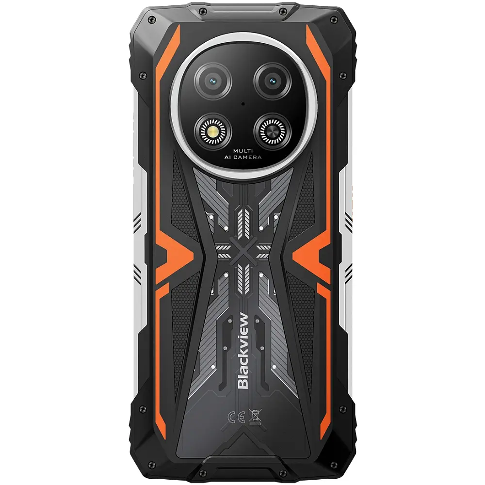 Смартфон Blackview ROCK 2 6.67" HD+ /12GB/256GB/ T8100 /15000mAh / 16+13Мп /IP69K/Orange - фото 5