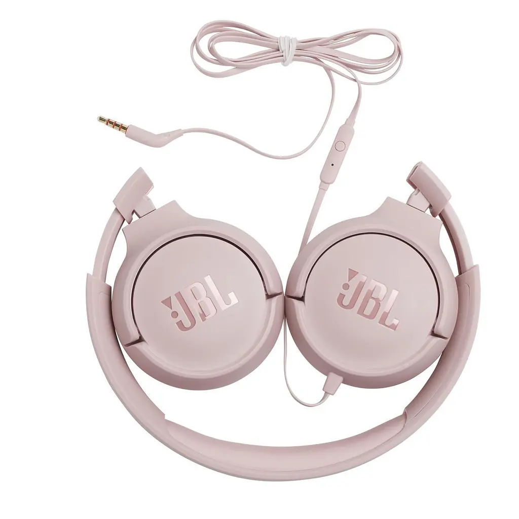 Навушники з мікрофоном JBL T500 Pink - фото 4