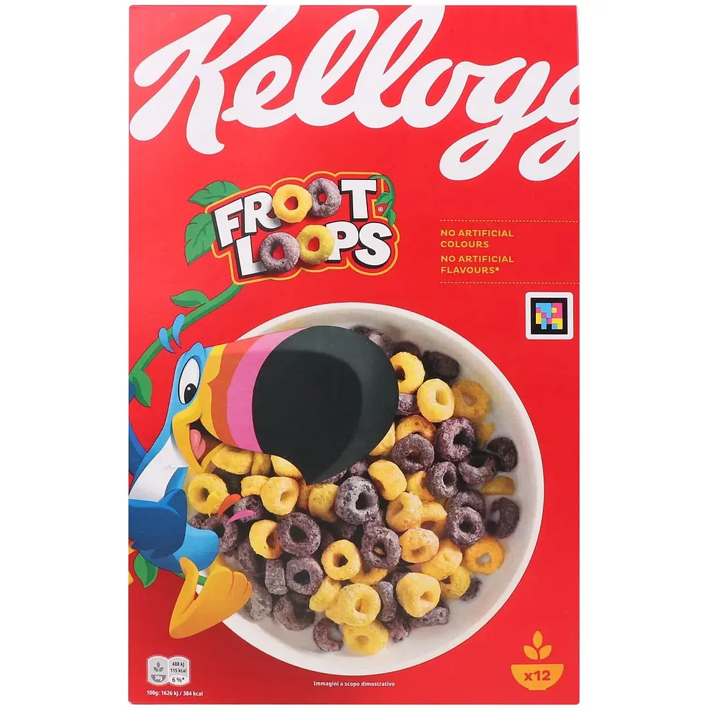 Завтрак готовый Kellogg's Froot Loops сухой 375 г - фото 2