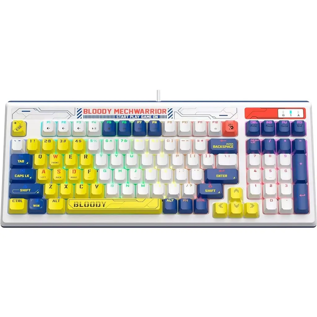 Клавиатура Bloody A4Tech B950 RGB LK Libra Switch Warrior Blue (B950 RGB Warrior Blue) (B950 RGB (Warrior Blue)) - фото 4