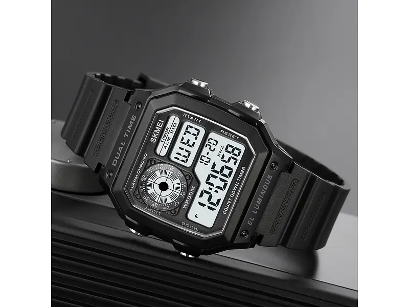 Годинник наручний 1998BK Black. Skmei acs0030421 - фото 5