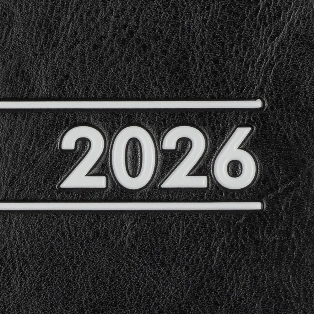 Щоденник датований Buromax Memory 2026 A5 штучна шкіра чорний (BM.21151-01) - фото 4