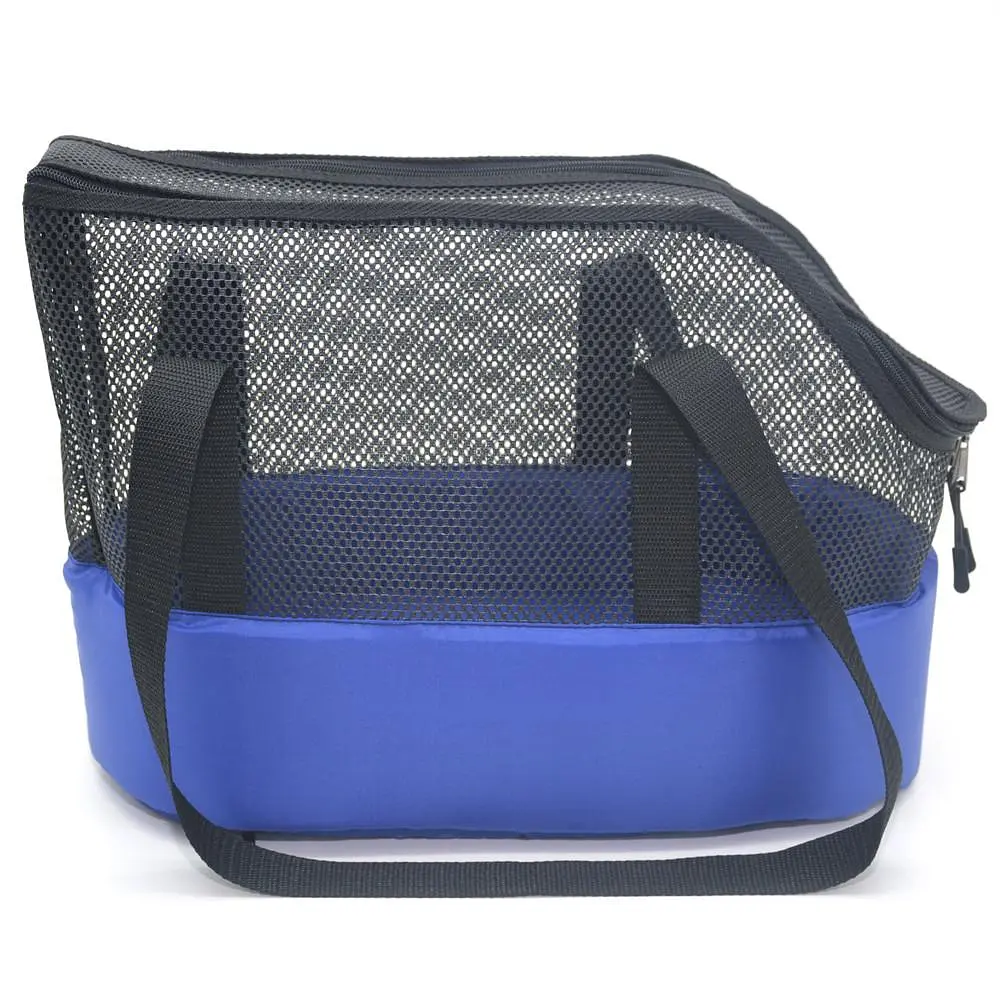 Сумка переноска для животных Zoo-hunt Лето синее №1 23х43х30 см - фото 4