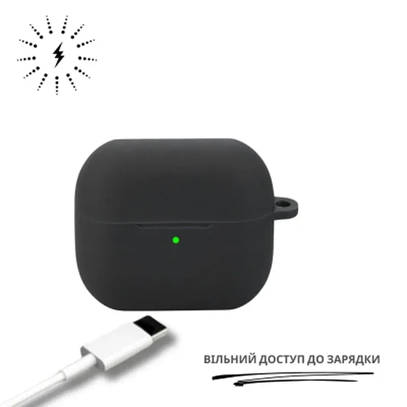 Чохол для навушників BeCover для Samsung Galaxy Buds 3 FE Black (715110) - фото 3