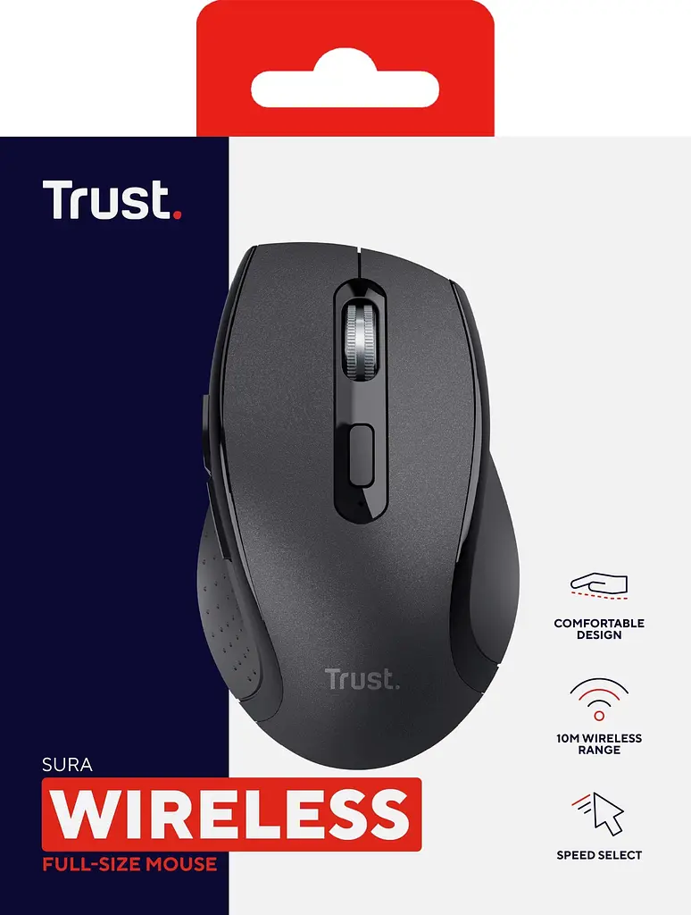 Компьютерная мышь Trust Sura WL черный teh0014046 - фото 9