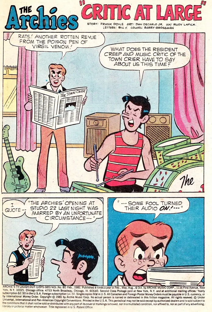 Archie's TV Laugh Out #80 - - фото 2