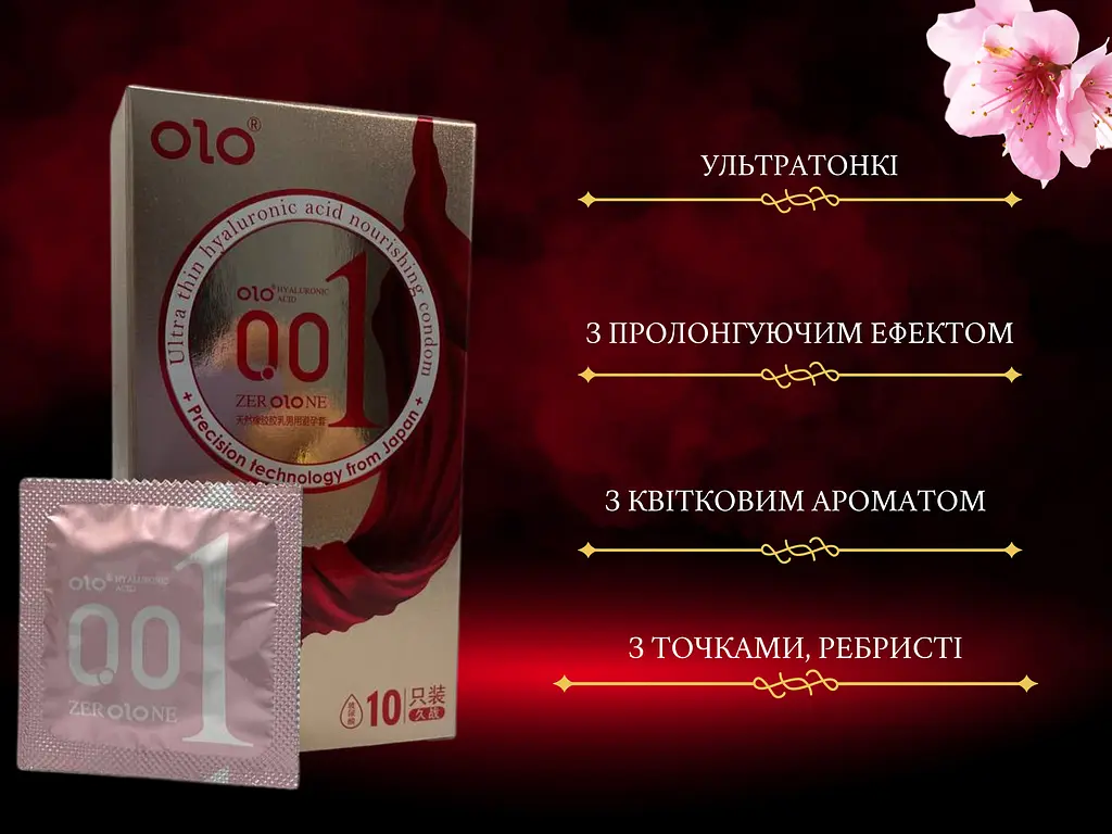 Презервативы Olo пролонгирующие с точками ребристые 10 шт. (ROZ6501053310) - фото 3