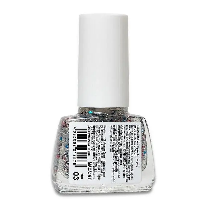 Лак для ногтей Quiss Fusion Glitter тон 03, 6 г - фото 2