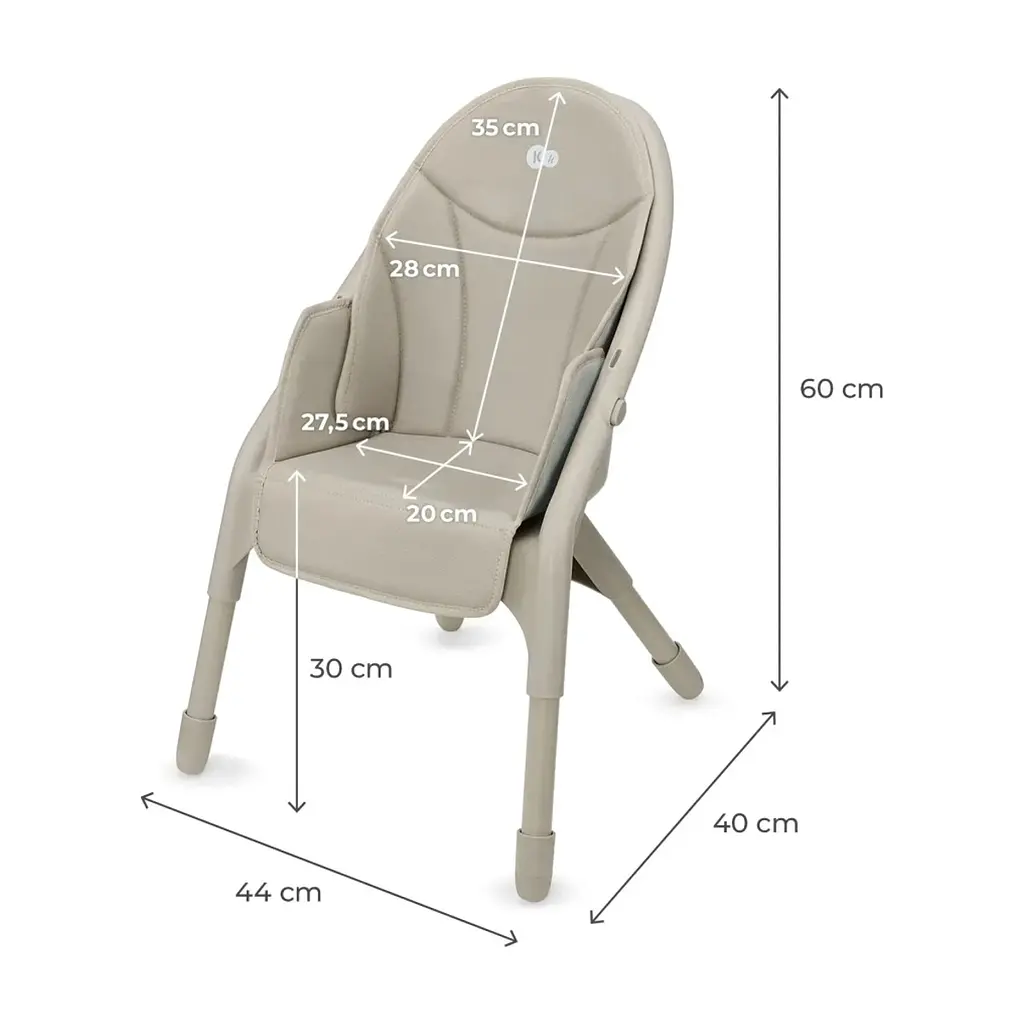 Стілець для годування Kinderkraft Dinnly Beige (5902533931569) - фото 2