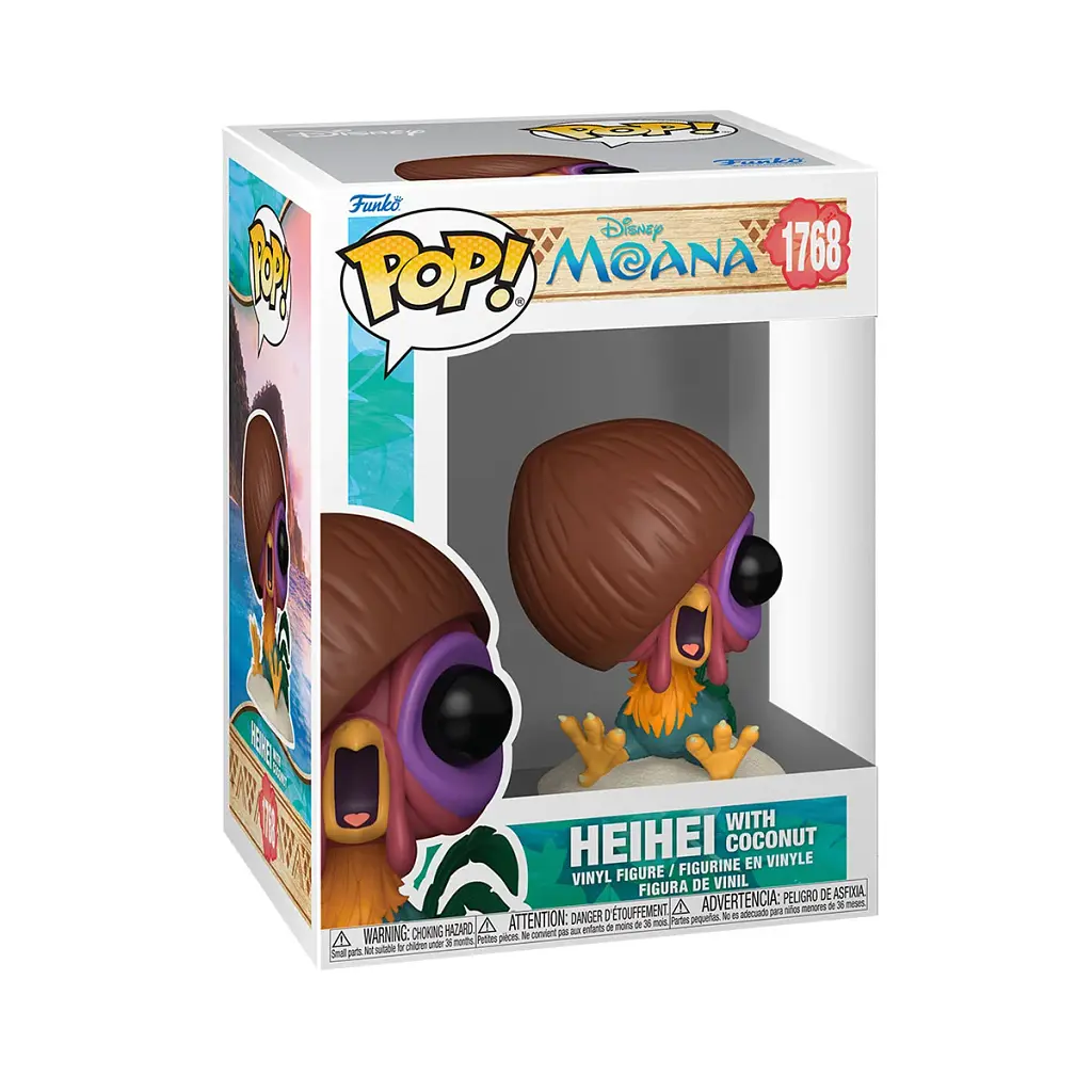 Ігрова фігурка Funko POP! Ваяна S3 Ай-Ай з кокосом вініл 9,6 см