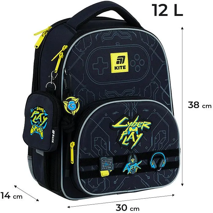 Рюкзак Kite Education каркасний 556 Cyber (K25-556M-2) - фото 3