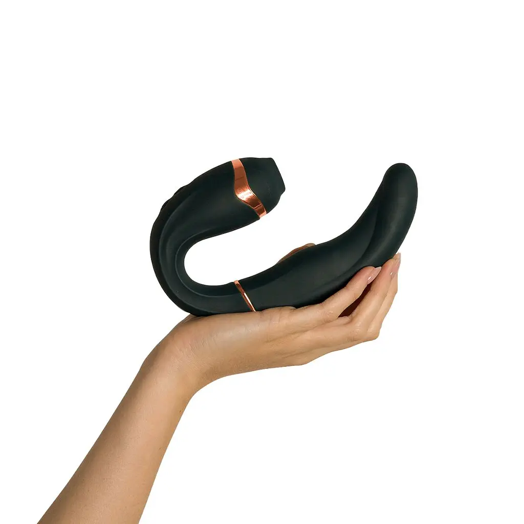 Вакуумний стимулятор клітора Adrien Lastic Exploring Senses My G зелений - фото 6