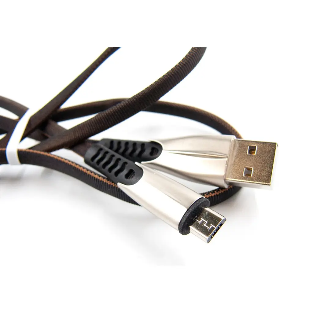 Дата кабель USB 2.0 AM to Micro 5P 1.0m black Dengos (PLS-M-PLSK-BLACK) - фото 3