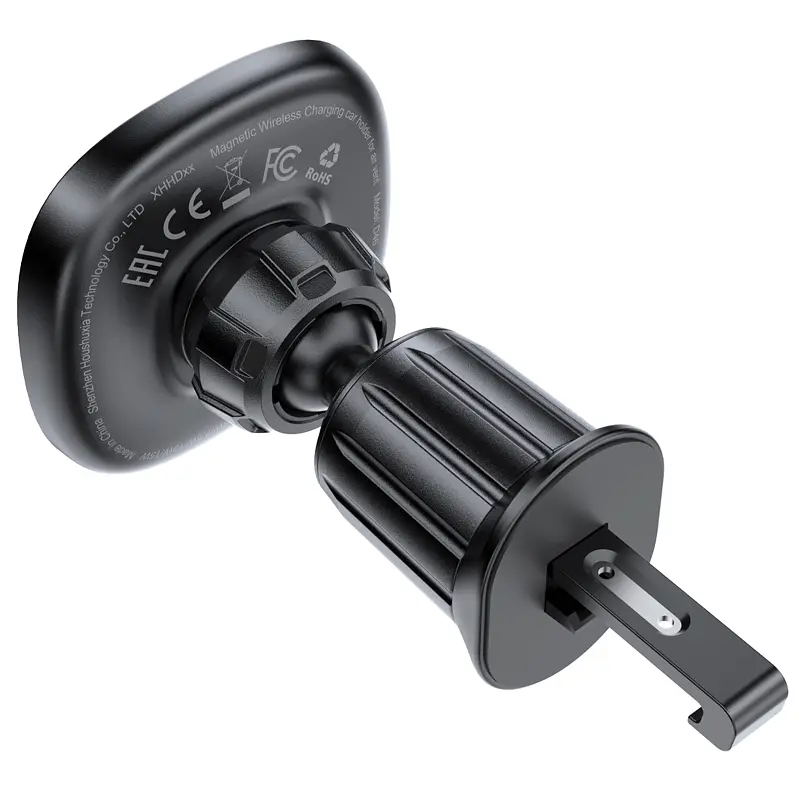 Автотримач з БЗП Acefast D46 QI2 Magnetic Charging 15W (air outlet) Black - фото 5