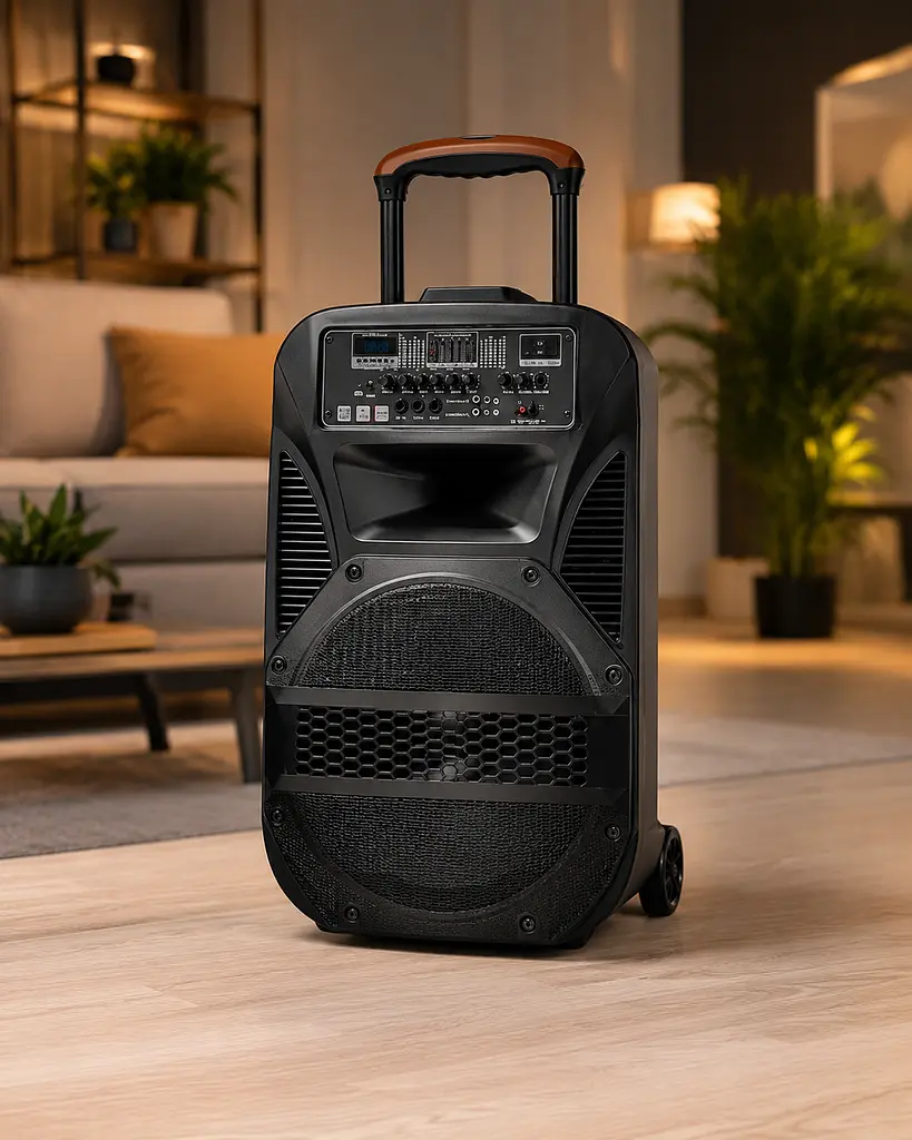 Портативна колонка BT 115 / Портативна колонка Su-Kam BT115D / Bluetooth, USB, FM акустична система караоке-система - фото 3