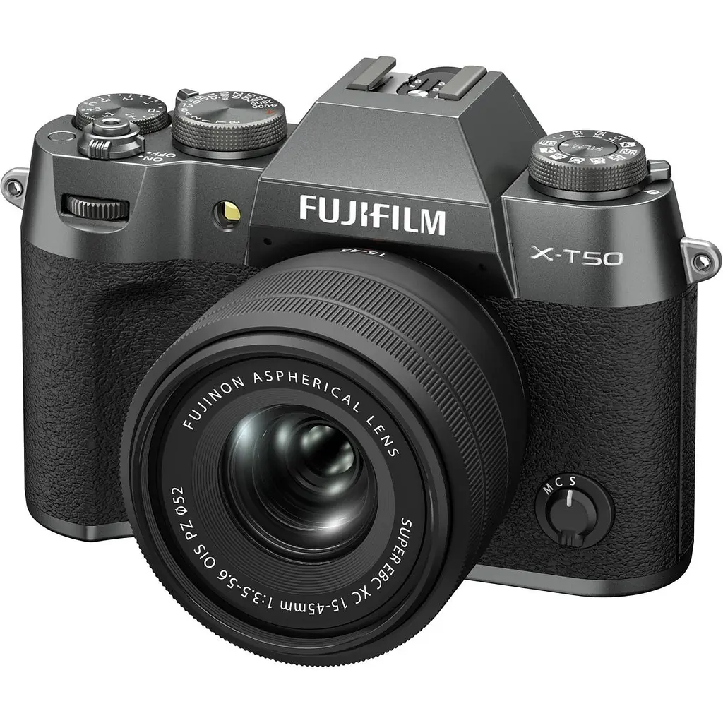 Бездзеркальний фотоапарат Fujifilm X-T50 Kit XC 15-45mm f/3.5-5.6 OIS PZ Charcoal Silver (16828923) [172734] - фото 3