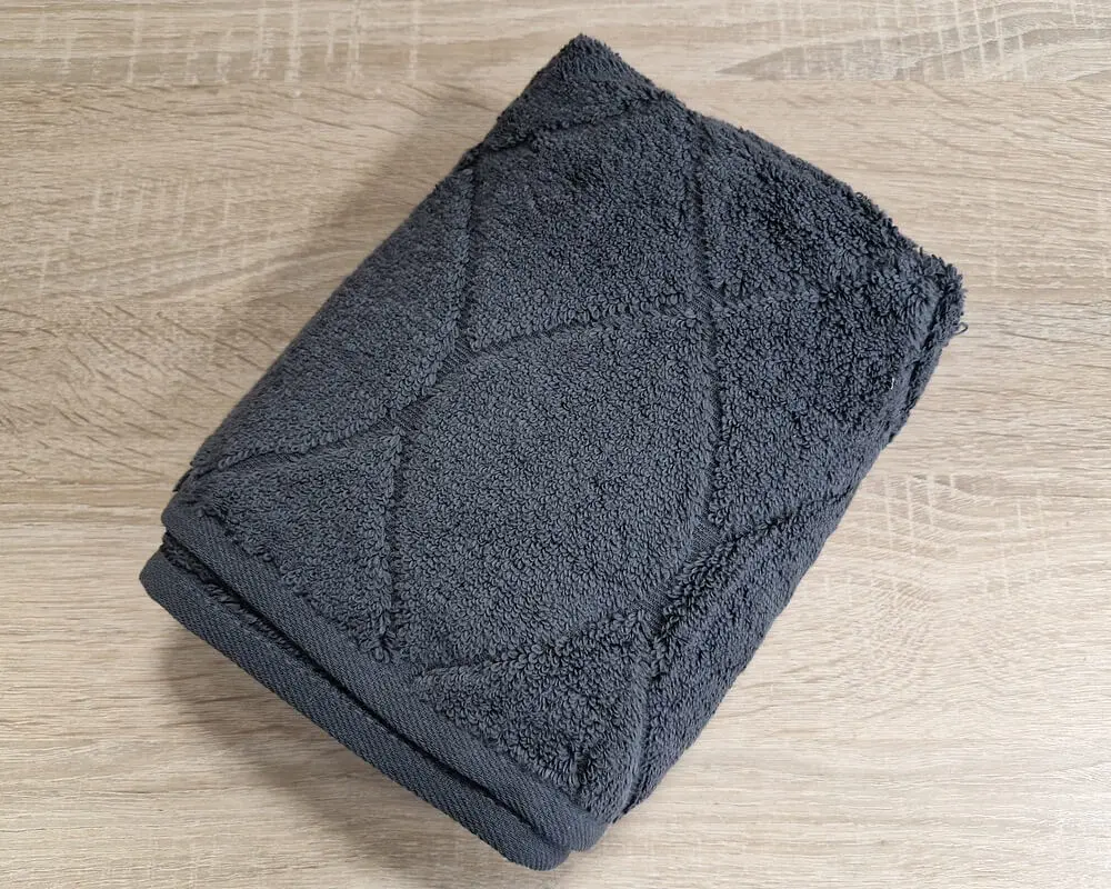 Набір турецьких махрових рушників Cestepe MicroCotton Premium 3 штуки 50x90 Voli 2 щільність 600 г/м2 - фото 6