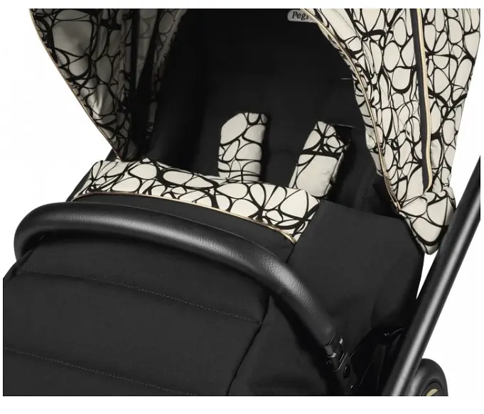 Прогулянкова коляска Peg-Perego Veloce Grafic Gold, золотий з чорним (IP26000000AB50RO01) - фото 4