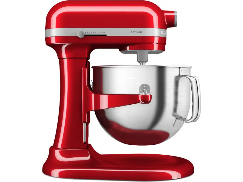 Кухонна машина KitchenAid Artisan 5KSM70SHXECA з відкидним блоком 6.6 л червона - фото 3