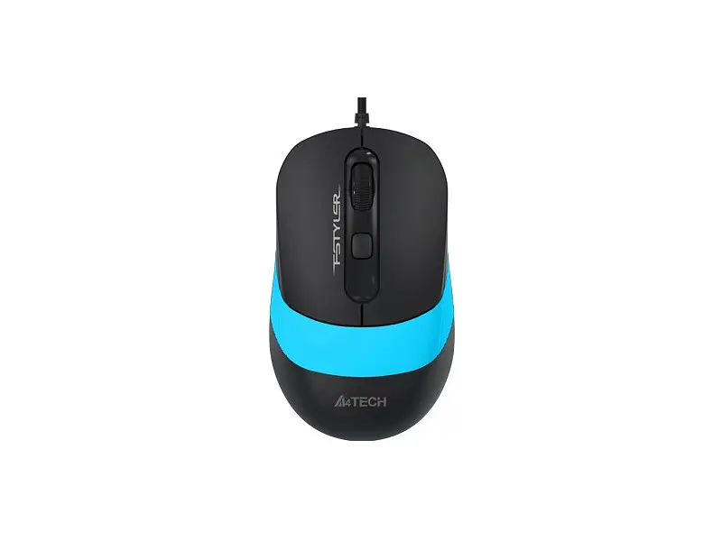Миша A4Tech FM10 Black/Blue USB