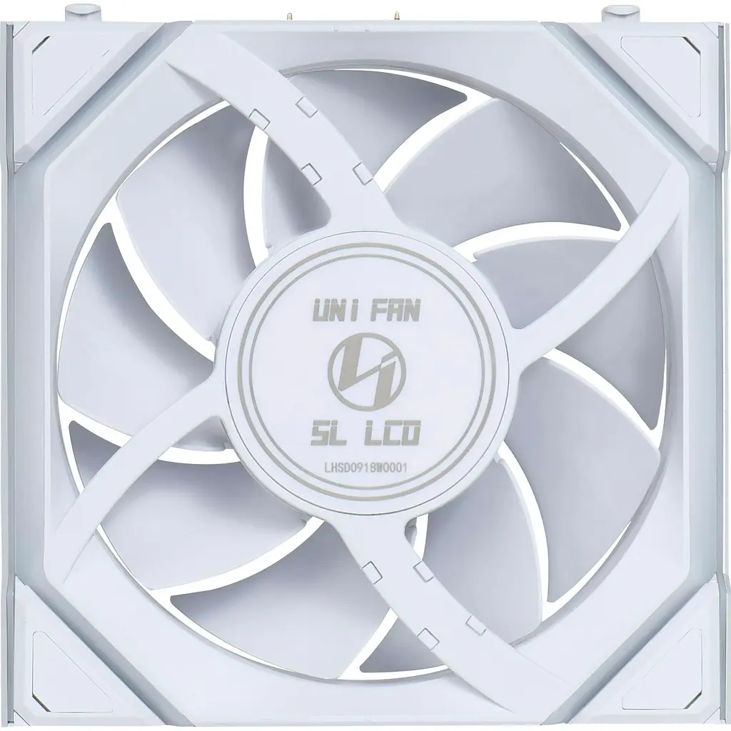 Вентилятор Lian Li Uni Fan SL Wireless LCD Reverse 120-1 White (G99.12RSLLCD1W1W.00) - фото 5