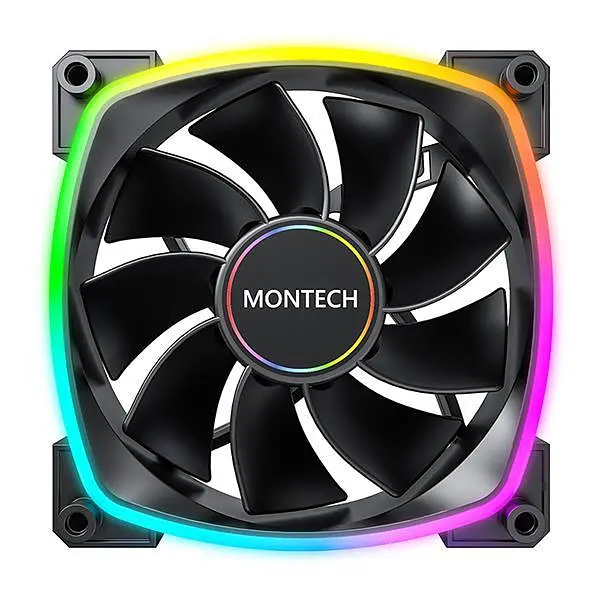 Корпусный вентилятор 140MM RX140 PWM BLACK MONTECH - фото 2