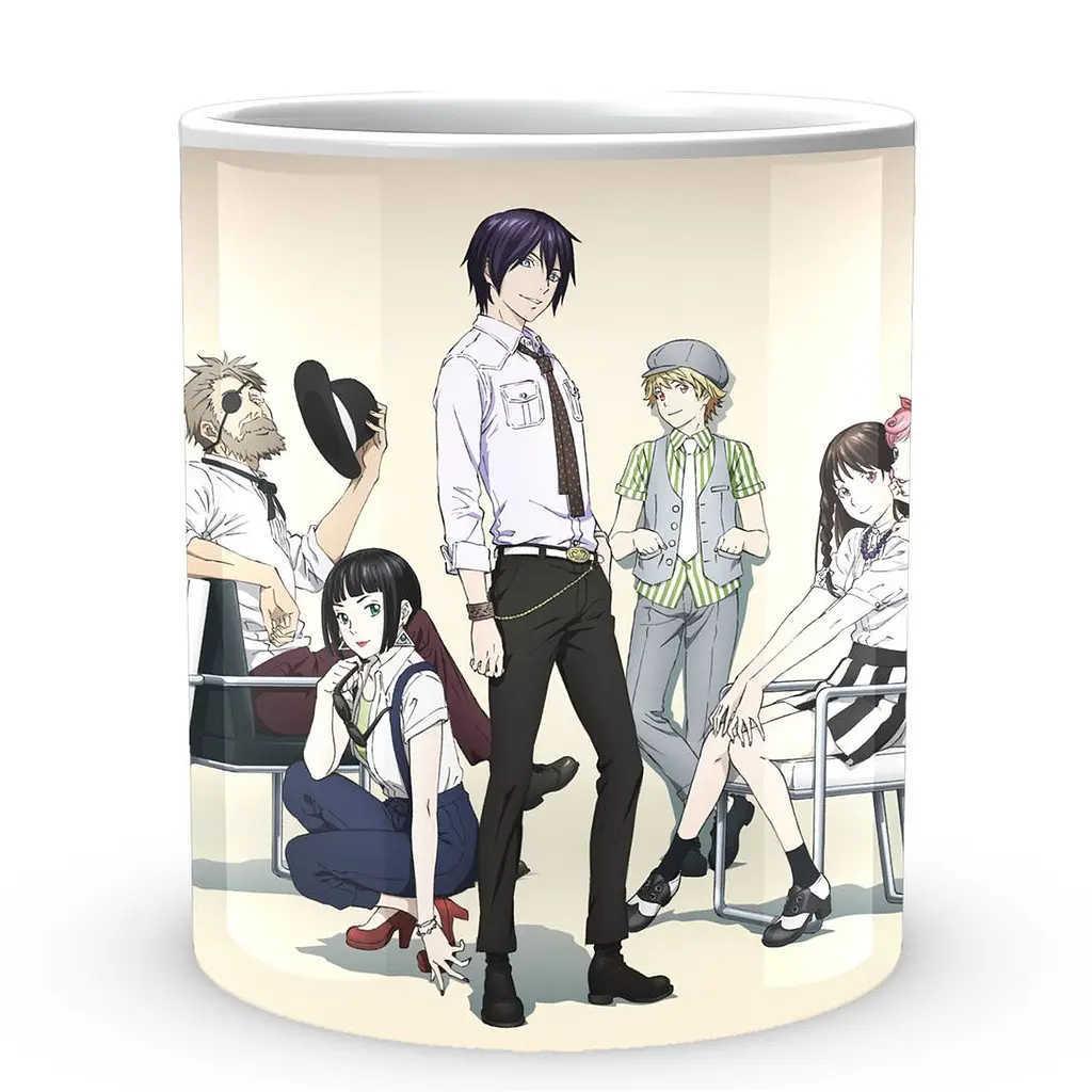 Кухоль GeekLand Noragami Бездомний Бог Ято у школі з друзями NRG 02.007 330 мл білий - фото 2
