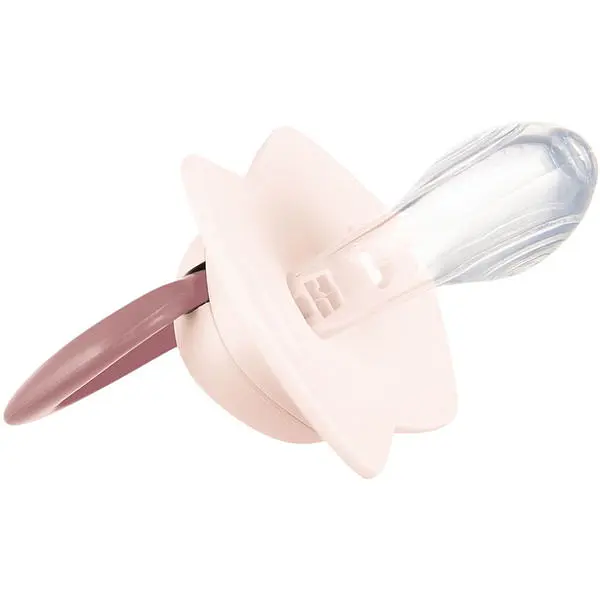 Силіконова симетрична пустушка Canpol babies Pure Color, рожевий, 18+ міс., 2 шт. (22/646_pin) - фото 4