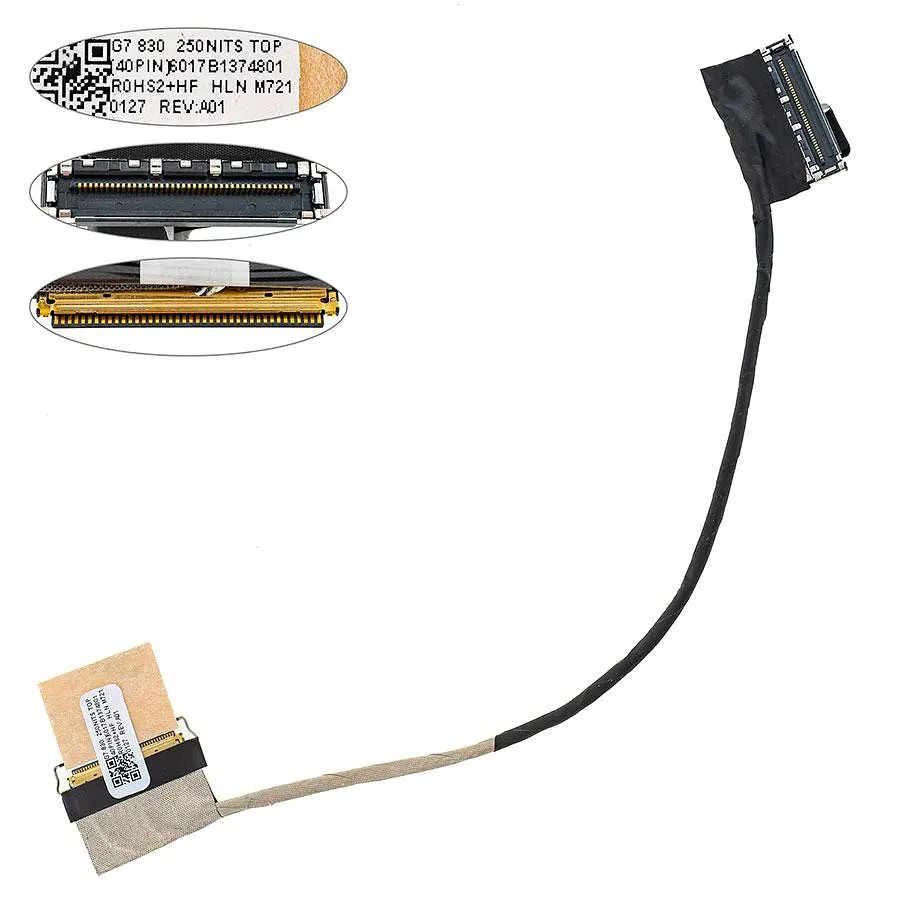 Шлейф матриці для ноутбука HP (837 G7 835 G7 830 G7 M44215-001) 40 0.5 250NITS (6017b1374801)