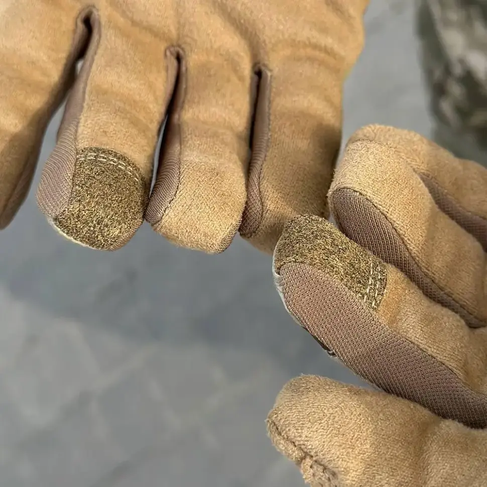 Рукавички тактичні Helikon-Tex Range Tactical Gloves - PenCott WildWood / Coyote A, розмір M - фото 5