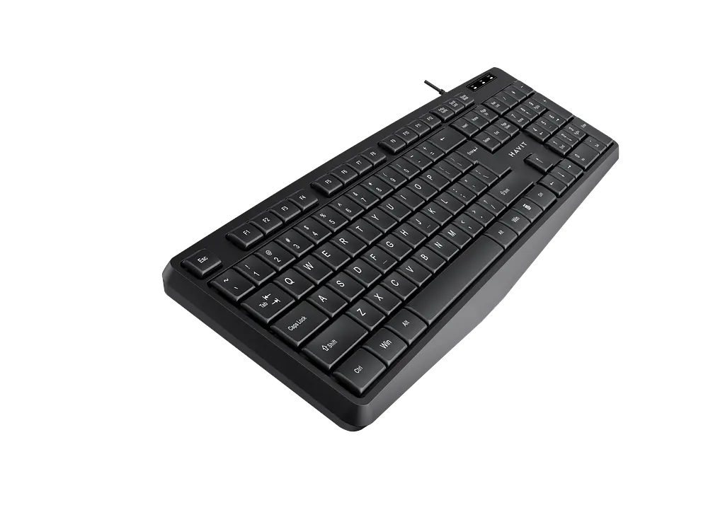 Дротова клавіатура HAVIT HV-KB2006 USB Black HAVIT (27082-000) - фото 3