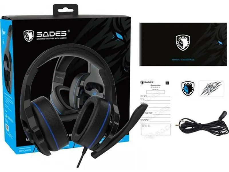 Гарнітура Sades SA-726 Ppower Black/Blue (SA726BLJ) - фото 10