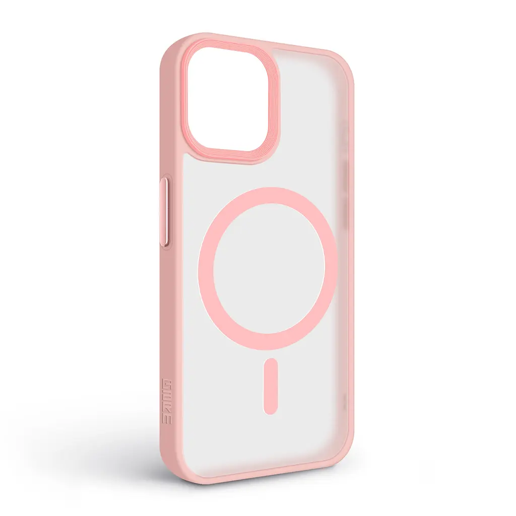 Чехол для Apple iPhone 15, Uniq MagCase, розовый, противоударный, панель-накладка с магсейф, ударопрочный TPU+PC, с магнитом MagSafe, поддержка полноценной беспроводной зарядки, ArmorStandart (ARM75287) - фото 2