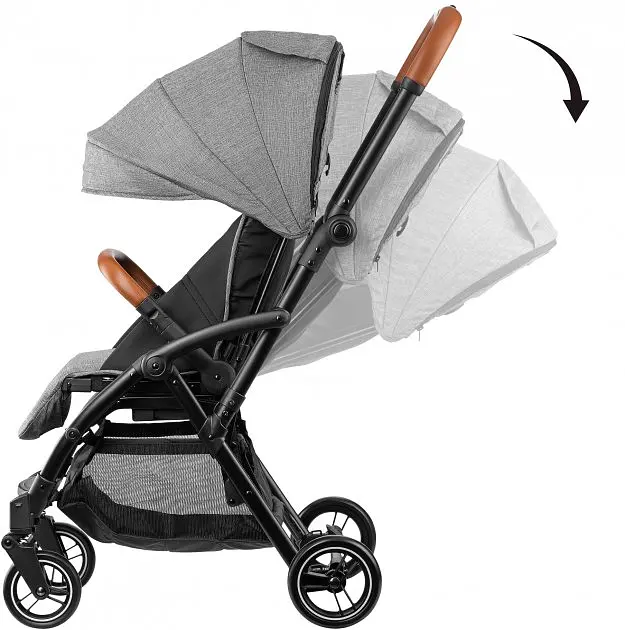 Дитяча коляска Miqilong 2Way, Сіра (YOT-2WAY-GREY) - фото 4