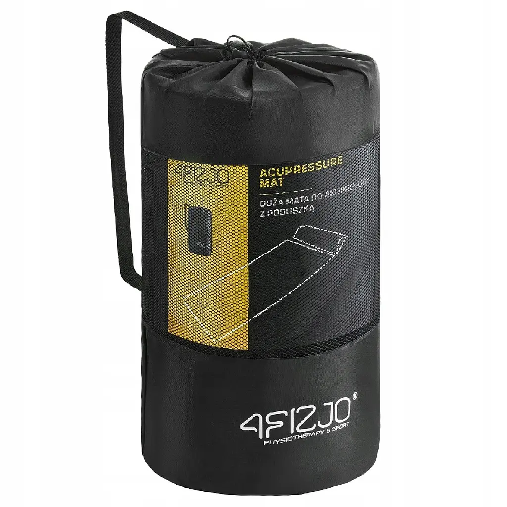 Килимок акупунктурний з валиком 4FIZJO Classic Mat XL Аплікатор Кузнєцова Black/Gold (P-5907739315052) - фото 7