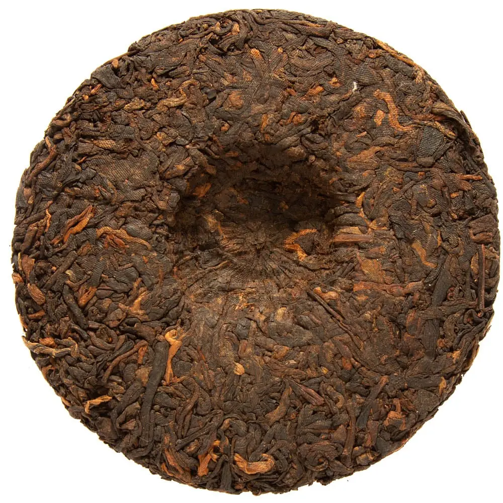 Чай Jinglong Tea Factory Шу Пуер Цзин Лун №3 2021 р. - млинець, 100 г - фото 5