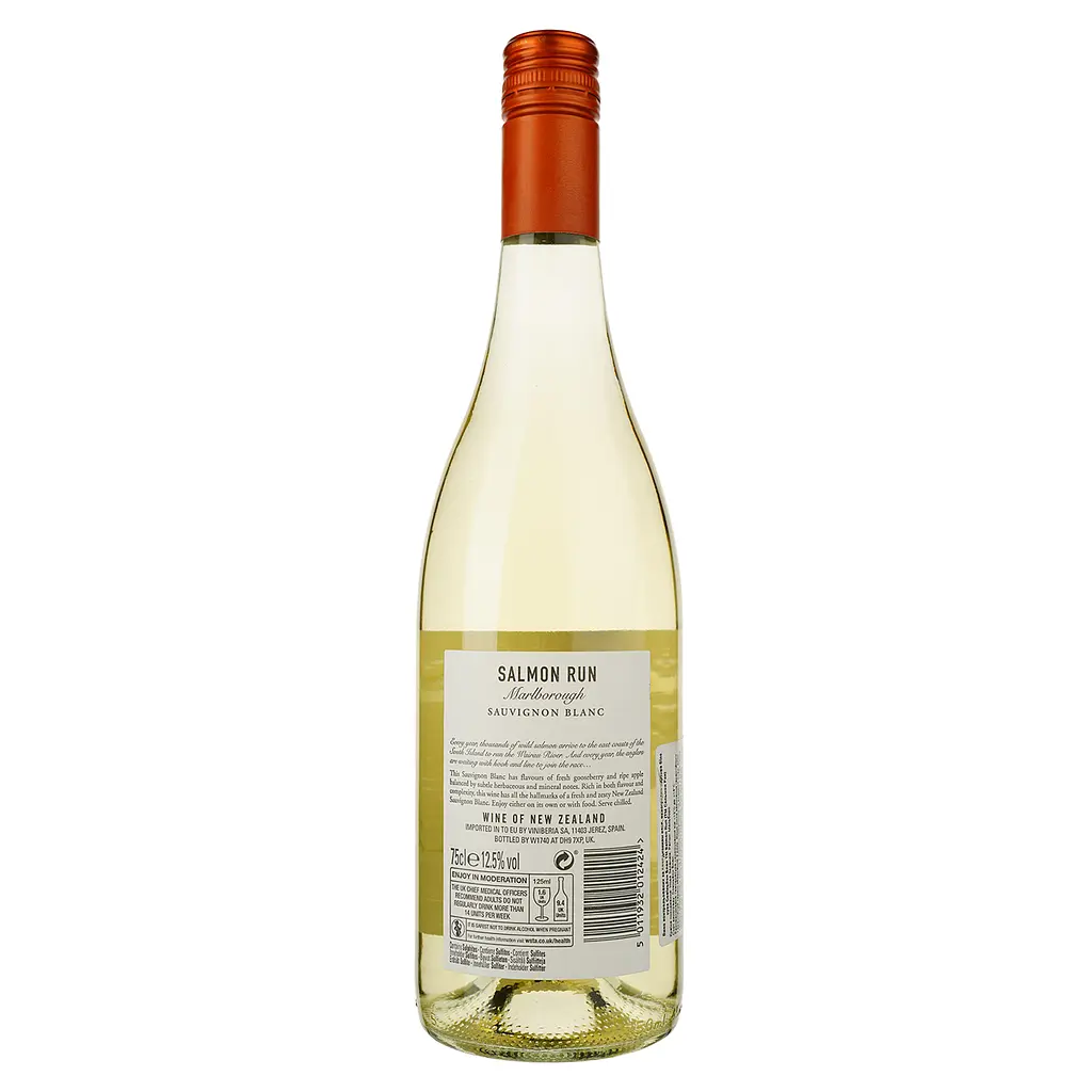 Вино Salmon Run Marlborough Sauvignon Blanc белое сухое 0.75 л - фото 2