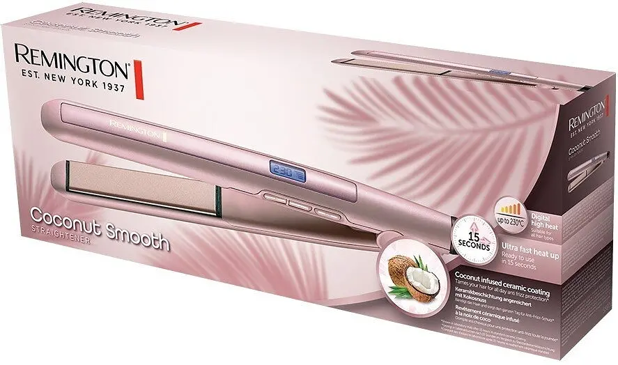 Выпрямитель для волос Remington S5901 Coconut Smooth - фото 4